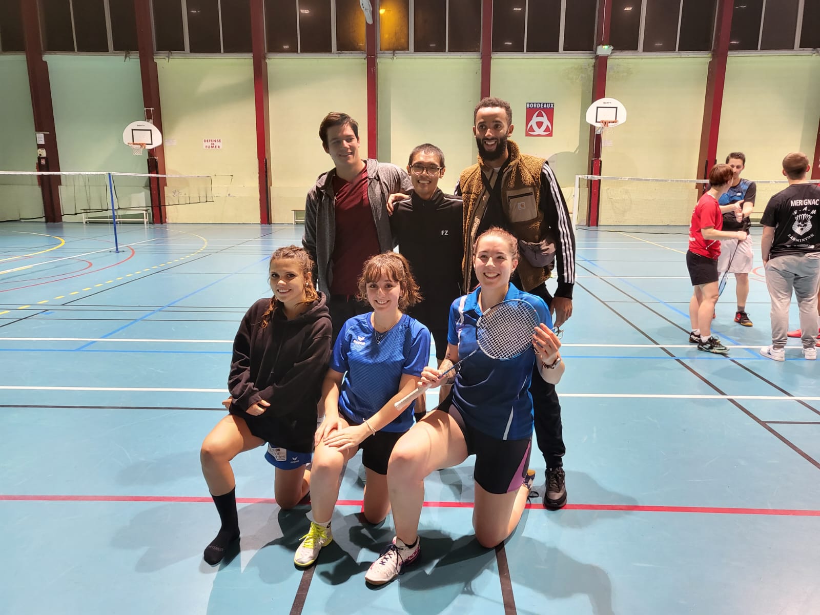 Lisa , Diane , Cyrielle , Romain , Miloud , Arthur , Romain 