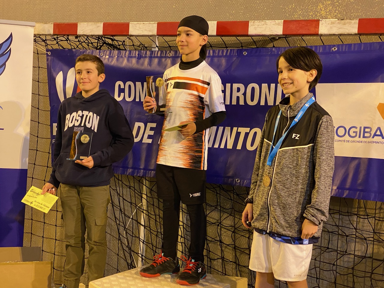 Adam Miet 3e aux Championnats de Gironde benjamin