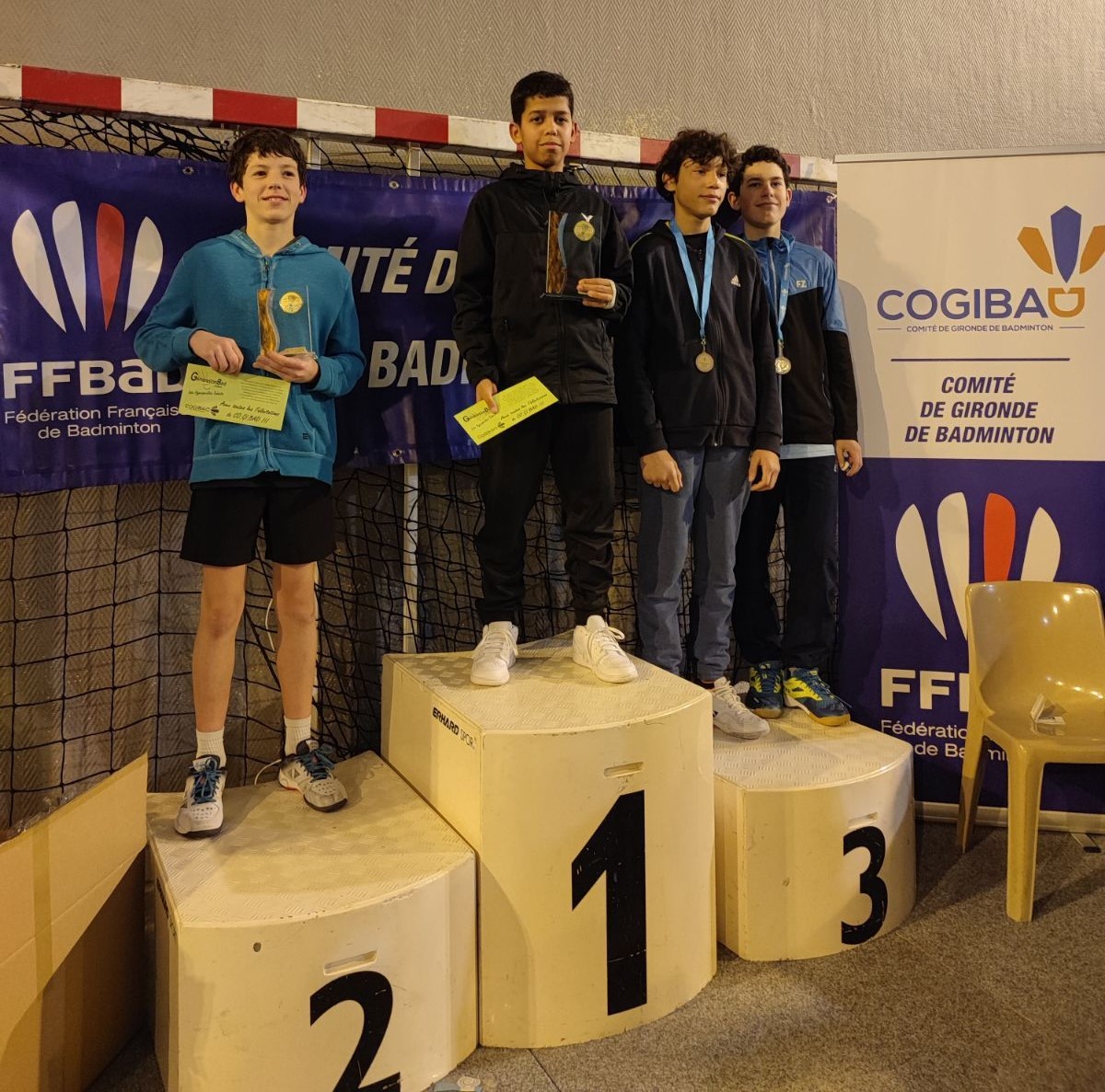Soren Champion de Gironde en SH minime