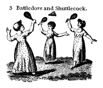 Résultat de recherche d'images pour "battledore and shuttlecock"