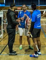 Rahim Belarbi coache Anthony Devaux et Daniel Julien