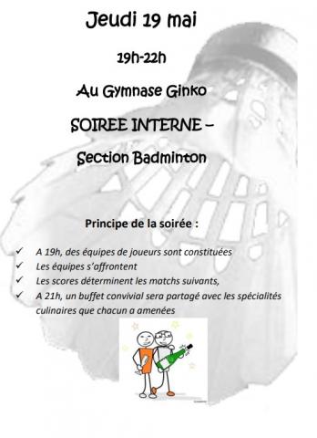 Tournoi convivial à Ginko, le jeudi 19 mai 2022 Tournoi convivial à Ginko, le jeudi 19 mai 2022