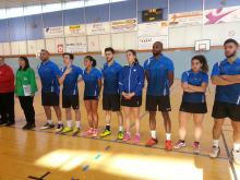 Equipe 1 : Nabil, Logan, Ly-Hoa, Adel, Maja, Dimitri, Charlotte, Rahim avec notre JA Brigitte